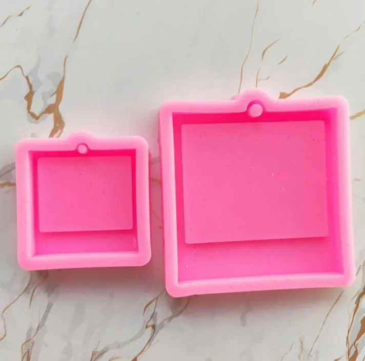 Picture Frame Keychain Mold, Photo Frame Mold, Polaroid Silicone Mold, Resin Mold, Epoxy Mold, Resin Craft Keychain Charms DIY, Casting Mold