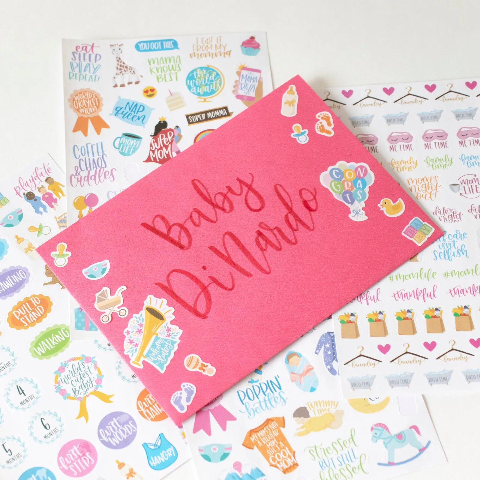 Planner Sticker Pack, Pregnancy & Baby's First Year