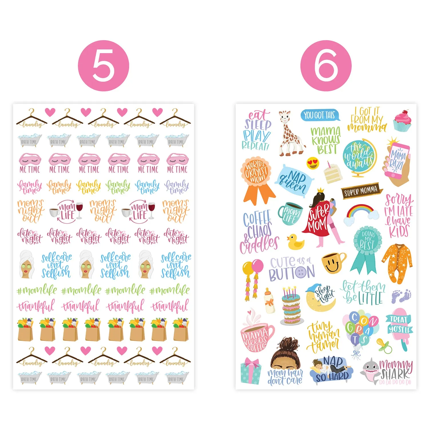 Planner Sticker Pack, Pregnancy & Baby's First Year