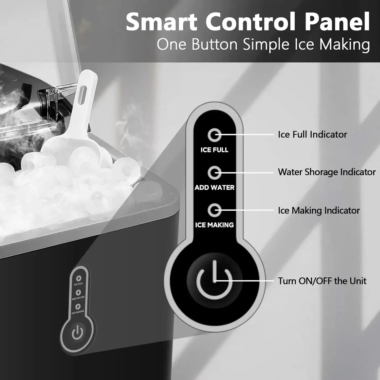 Portable Ice Maker Countertop