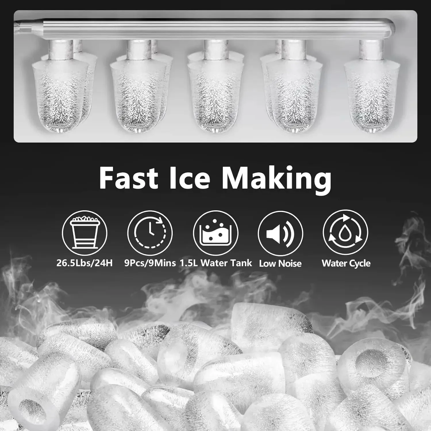 Portable Ice Maker Countertop