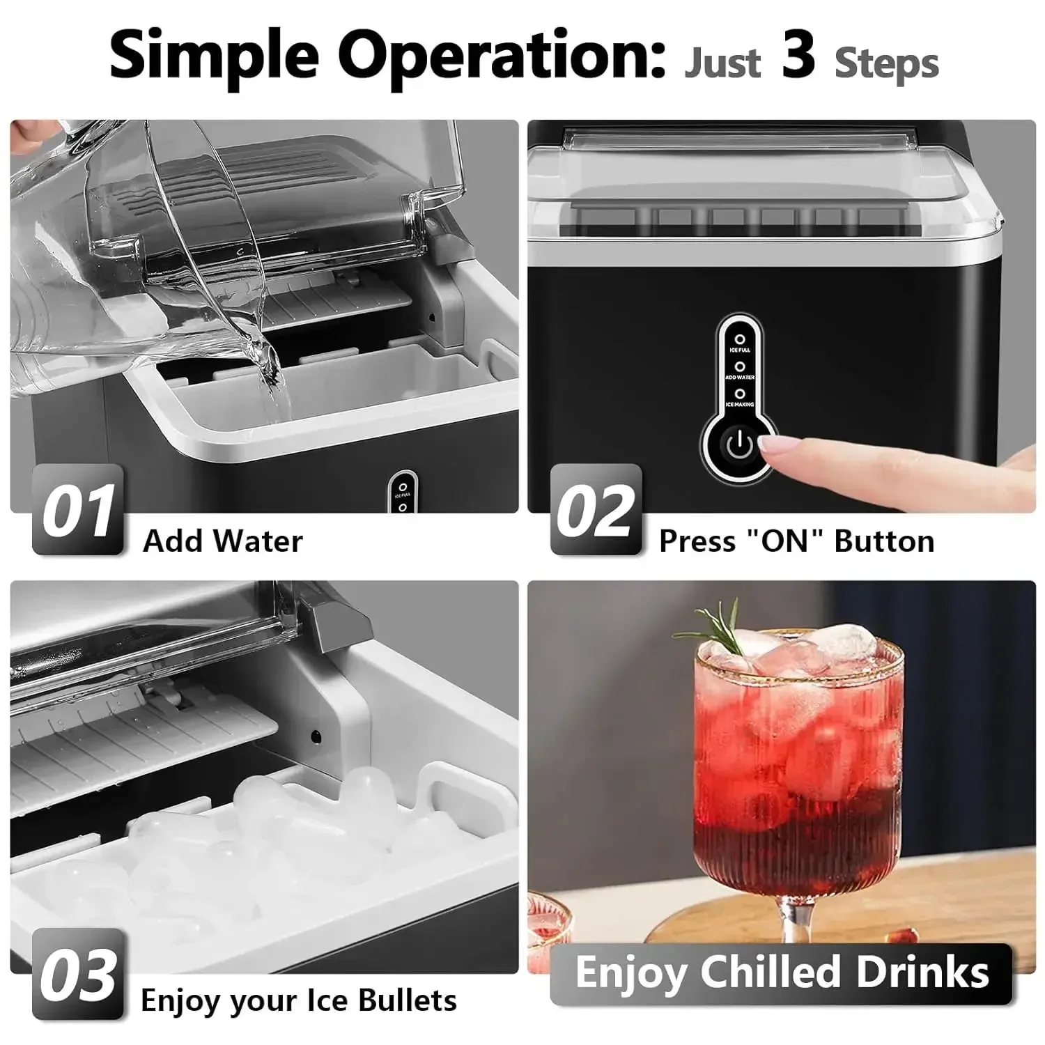Portable Ice Maker Countertop