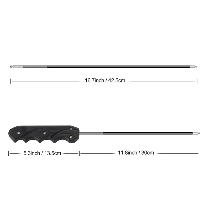 Portable Wire Self defense Whip Defense Staff Portable Martial Arts Kudo Whip for Combat Quick Strike Personal Safety Tool