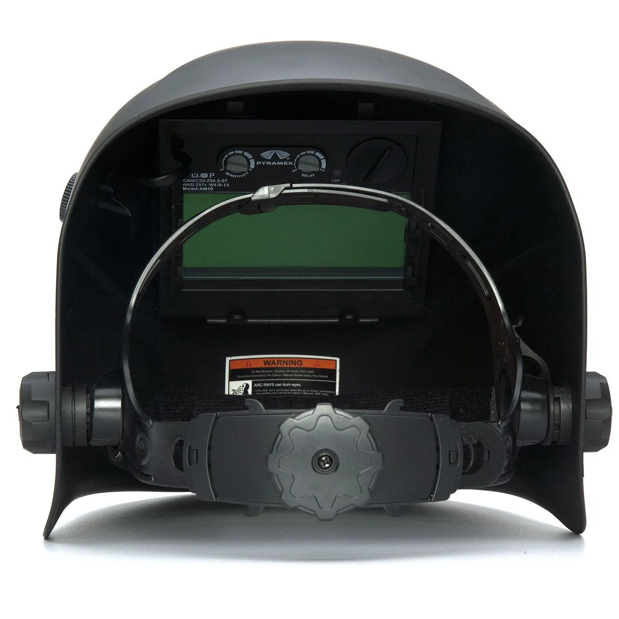 Pyramex WHAM1020MB Auto Darkening Helmet - Matte Black (each)