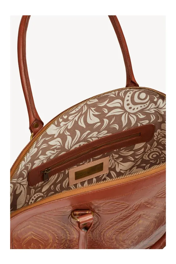 Queen Marrakesh Tooled Hand-Painted Tote