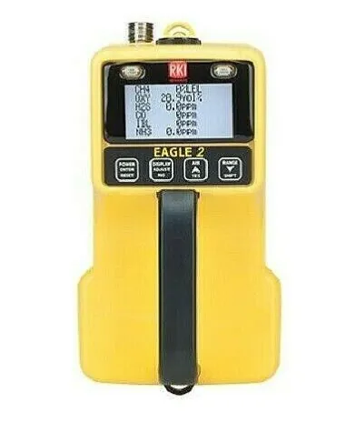 RKI Instruments 726-130 Eagle2 6 Gas Monitor CH4/O2/H2S/CO/SO2/NH3