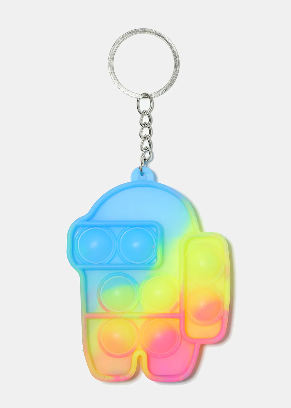 Robot Push Pop Keychain