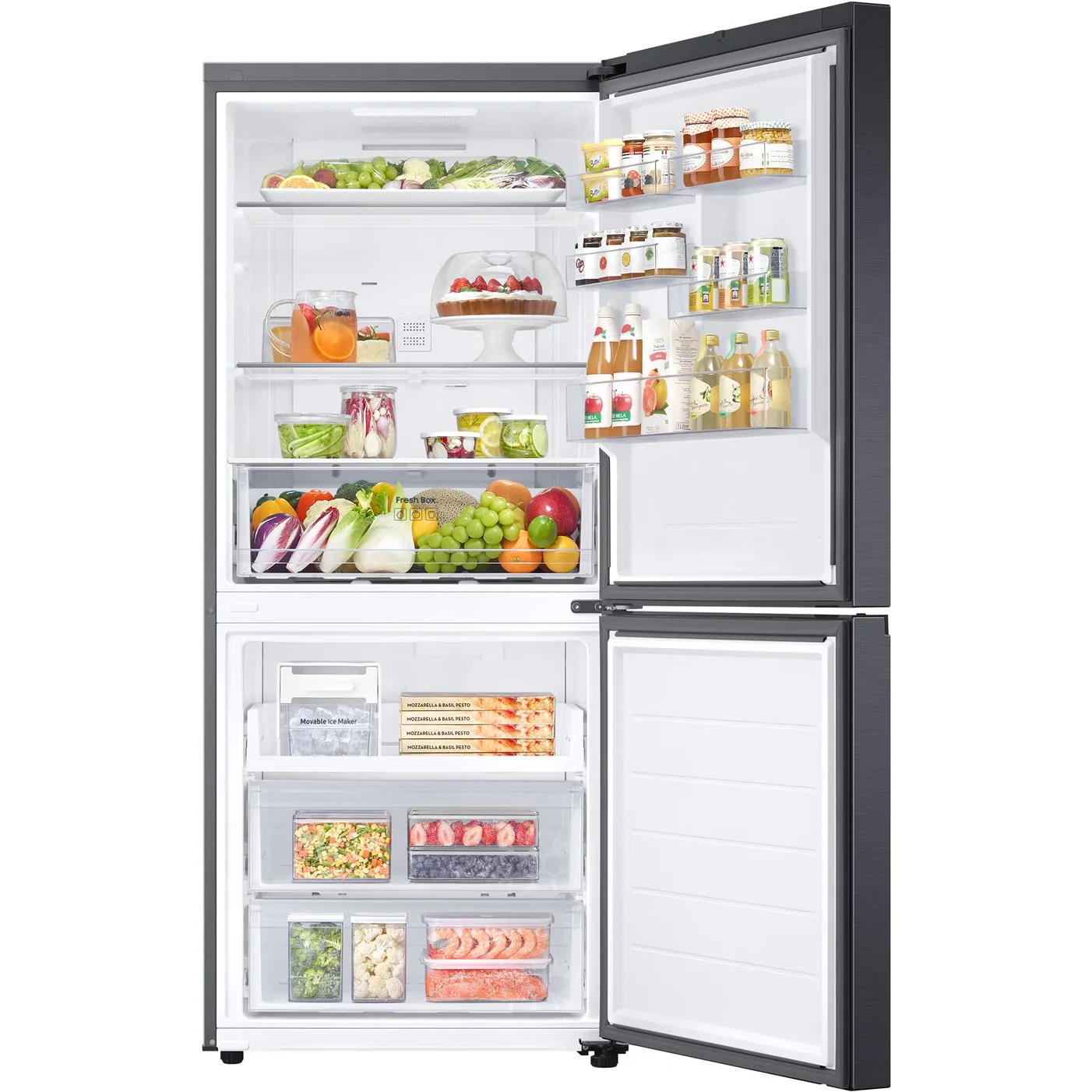 Samsung SRL4200B 427L Bottom Mount Fridge (Black)