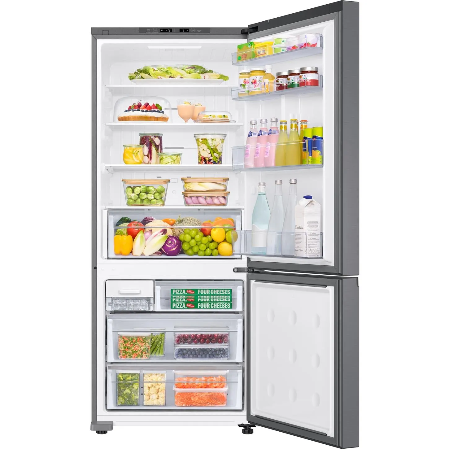 Samsung SRL4200S 427L Bottom Mount Fridge (Silver)