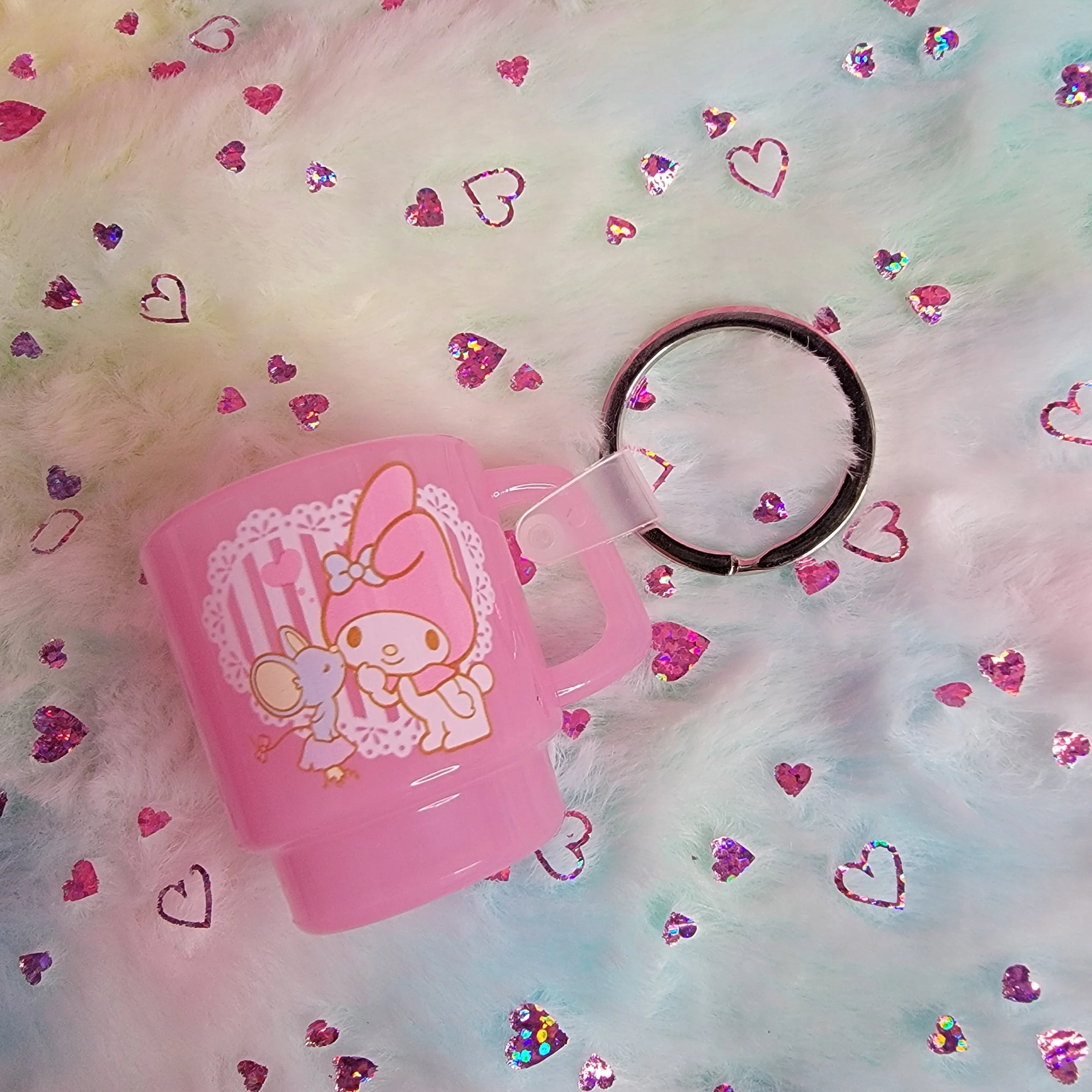 Sanrio My Melody, Mini Plastic Cup Keychain