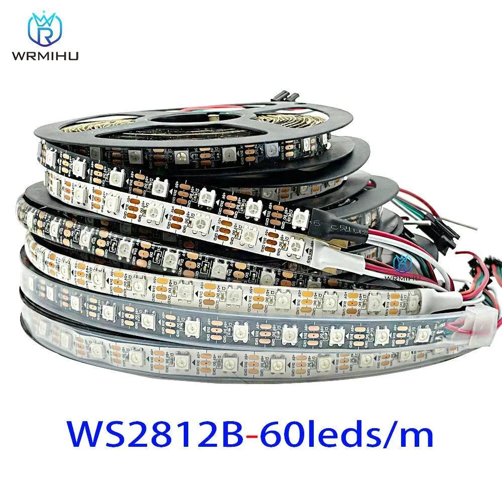 Smart LED Pixel Strip Light: Customizable 5m Roll, Intelligent Lighting!