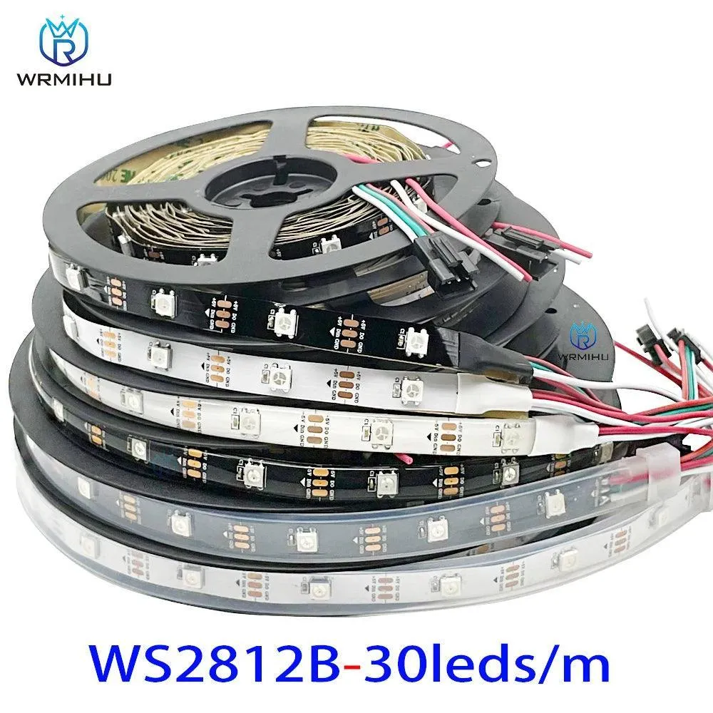 Smart LED Pixel Strip Light: Customizable 5m Roll, Intelligent Lighting!