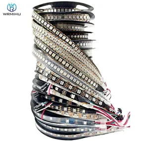 Smart LED Pixel Strip Light: Customizable 5m Roll, Intelligent Lighting!