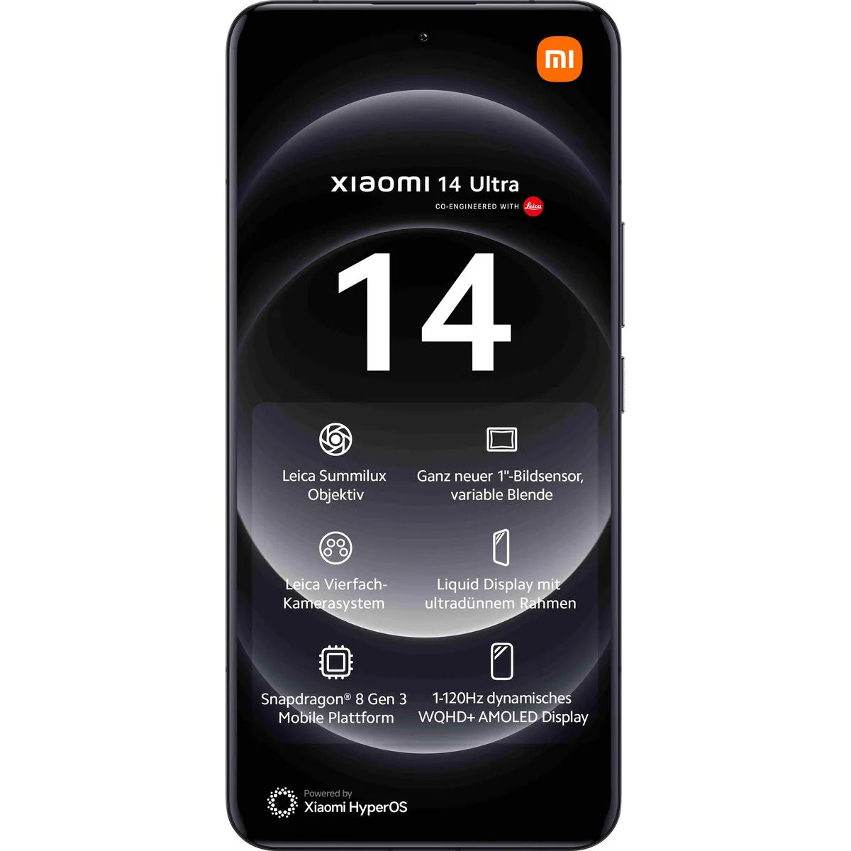 Smartphone Xiaomi 14 Ultra 6,73" 16 GB RAM 512 GB Black