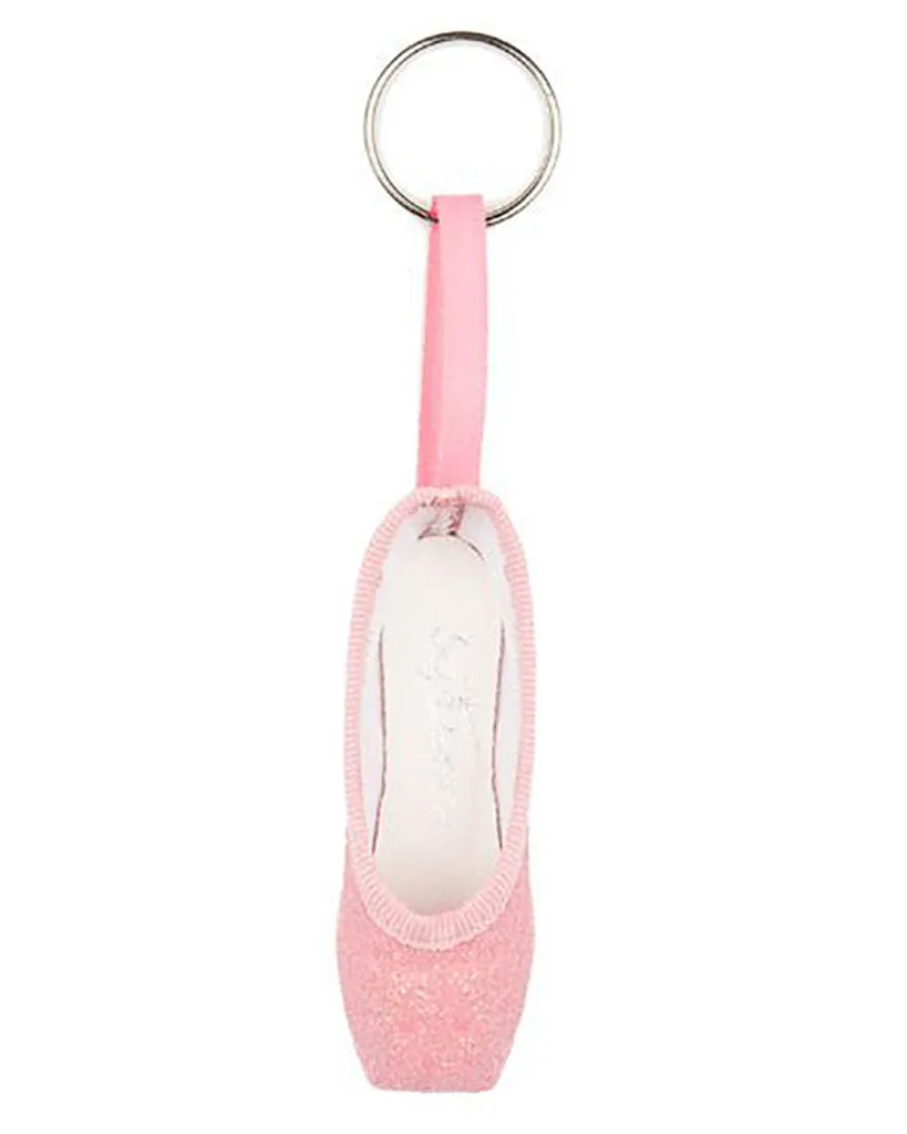 So Danca Glitter Pointe Shoe Keychain - KC40G
