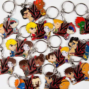 Street Fighter Enamel Keychains by kidrobot