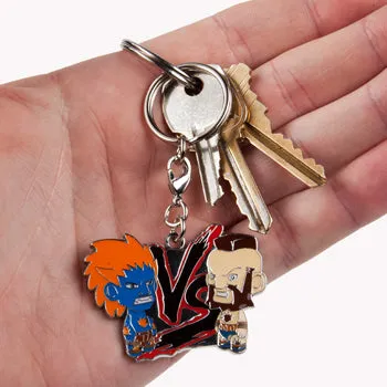 Street Fighter Enamel Keychains by kidrobot