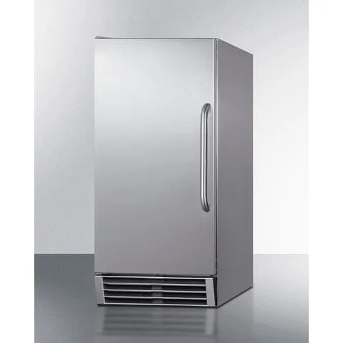 Summit 50 lb. Left HInge Clear Icemaker BIM44GCSS