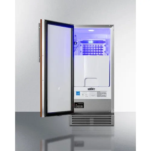 Summit 50 lb. Panel Ready ADA Clear Icemaker BIM44GCSSIFADA