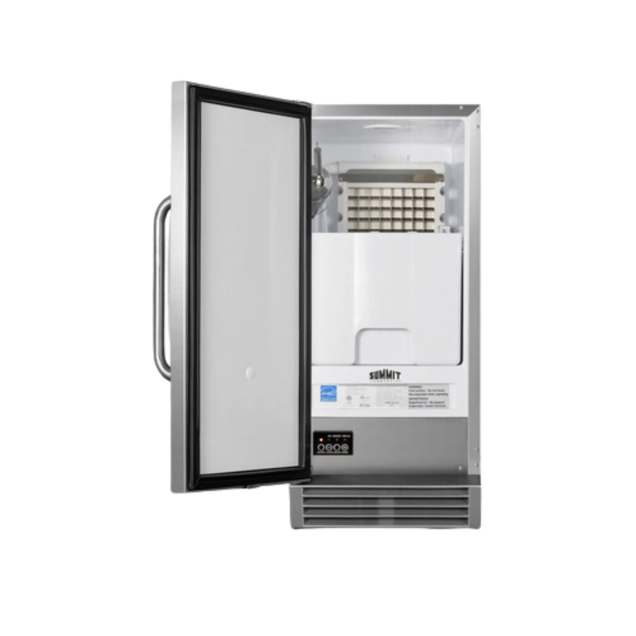 Summit BIM47OSADA Built-In Outdoor 50 lb. Clear Icemaker, ADA Compliant