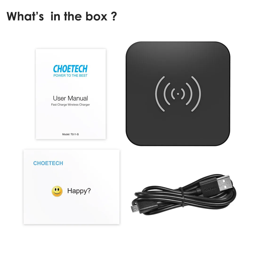 T511S 10W Fast Wireless Charger