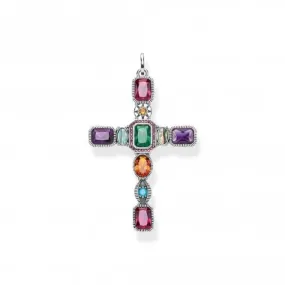 Thomas Sabo Magic Stones Colourful Cross Pendant PE859-294-7
