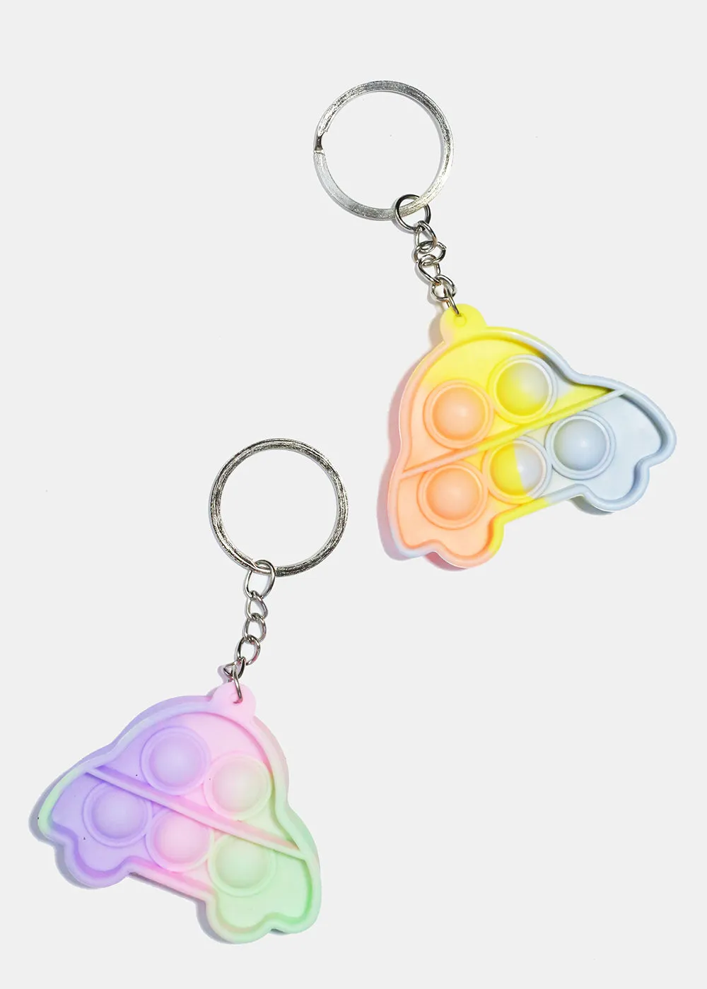 Tie Dye Car Push Pop Keychain