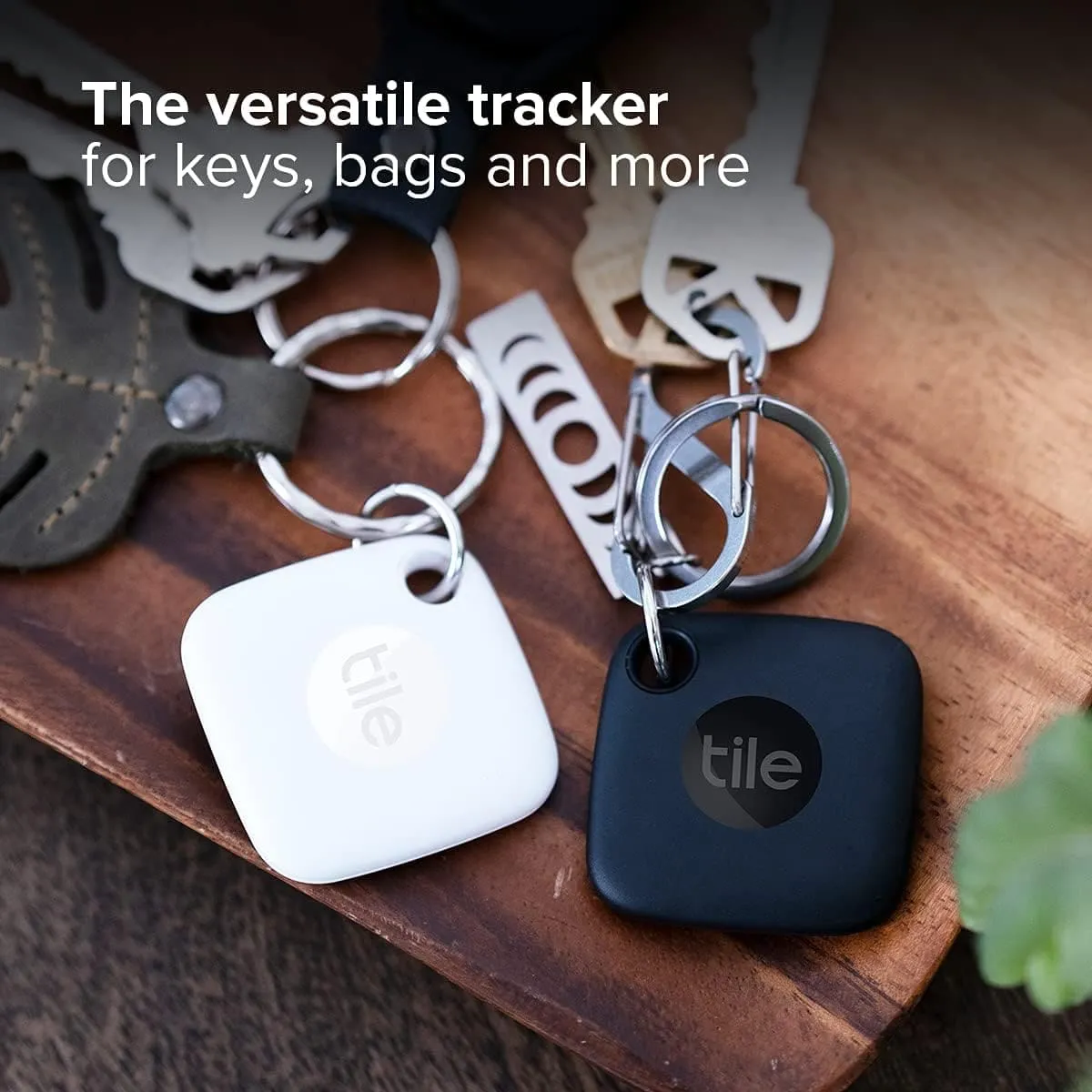 Tile Mate (2022) - Bluetooth Item Finder 2-Pack (Black/White) | 60m Range, Works with Alexa, Google Home, iOS & Android | Key & Remote Tracker
