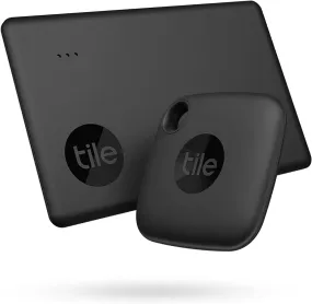Tile Starter Pack (2022) - Bluetooth Item Finder 2-Pack (Mate & Slim) | Works with Alexa, Google Home, iOS & Android | Key, Wallet & Remote Tracker