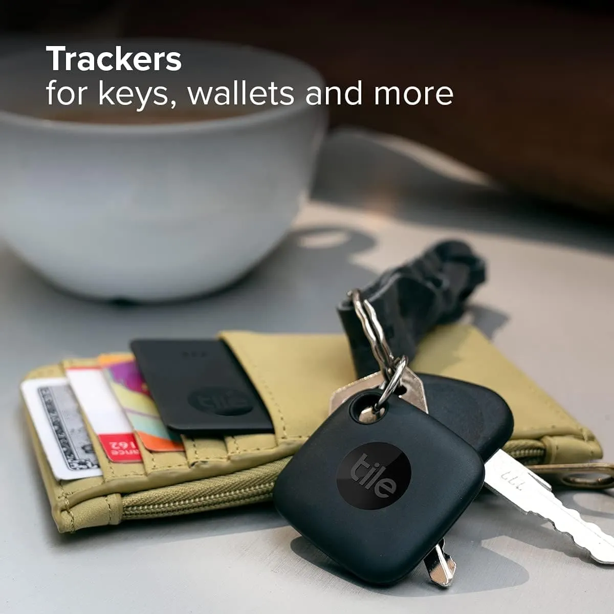 Tile Starter Pack (2022) - Bluetooth Item Finder 2-Pack (Mate & Slim) | Works with Alexa, Google Home, iOS & Android | Key, Wallet & Remote Tracker
