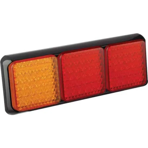 Triple Combination Lamp with Stop, Tail & Indicator LED Autolamps 100BARRME