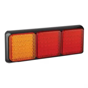 Triple Combination Lamp with Stop, Tail & Indicator LED Autolamps 100BARRME