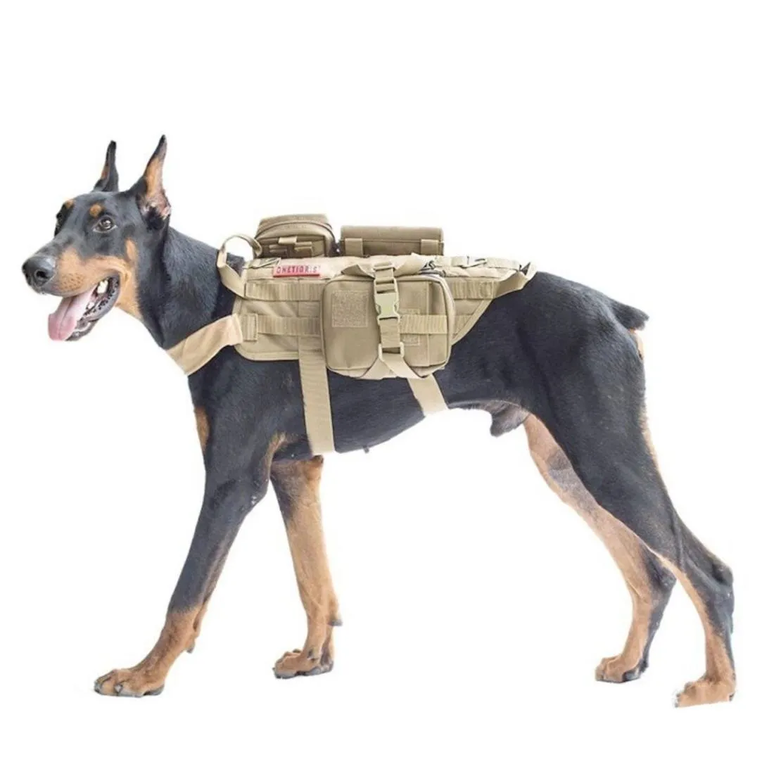 Unleash Ultimate Durability: 1000D Military Dog Harness for Elite Performance!