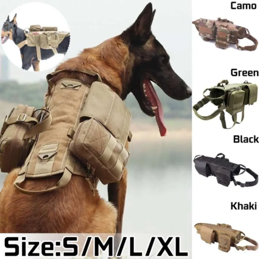 Unleash Ultimate Durability: 1000D Military Dog Harness for Elite Performance!