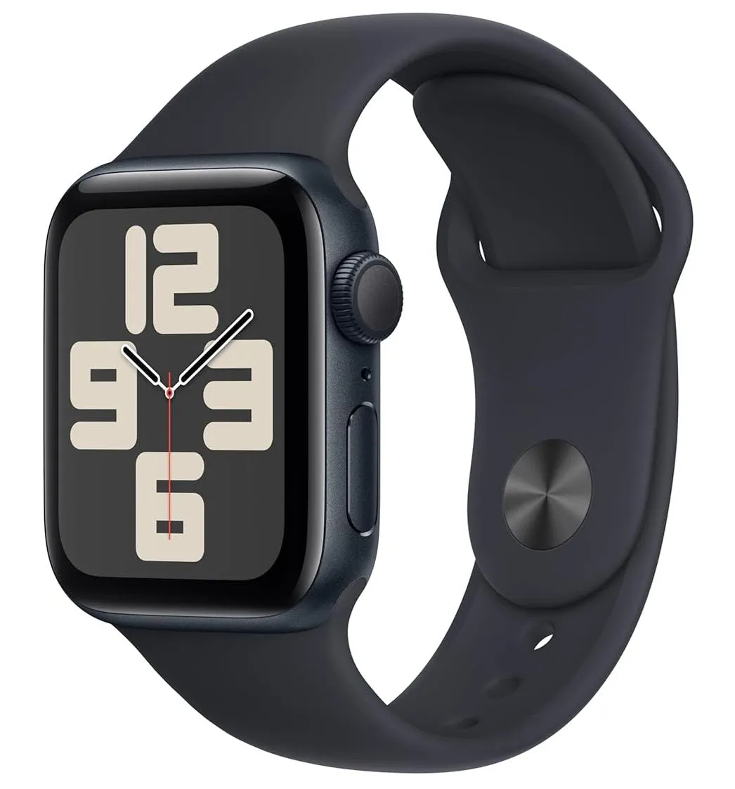 Used Apple Watch SE (1st gen) GPS Alum 44MM With Midnight Aluminum Case with Midnight Sport Band Smartwatch