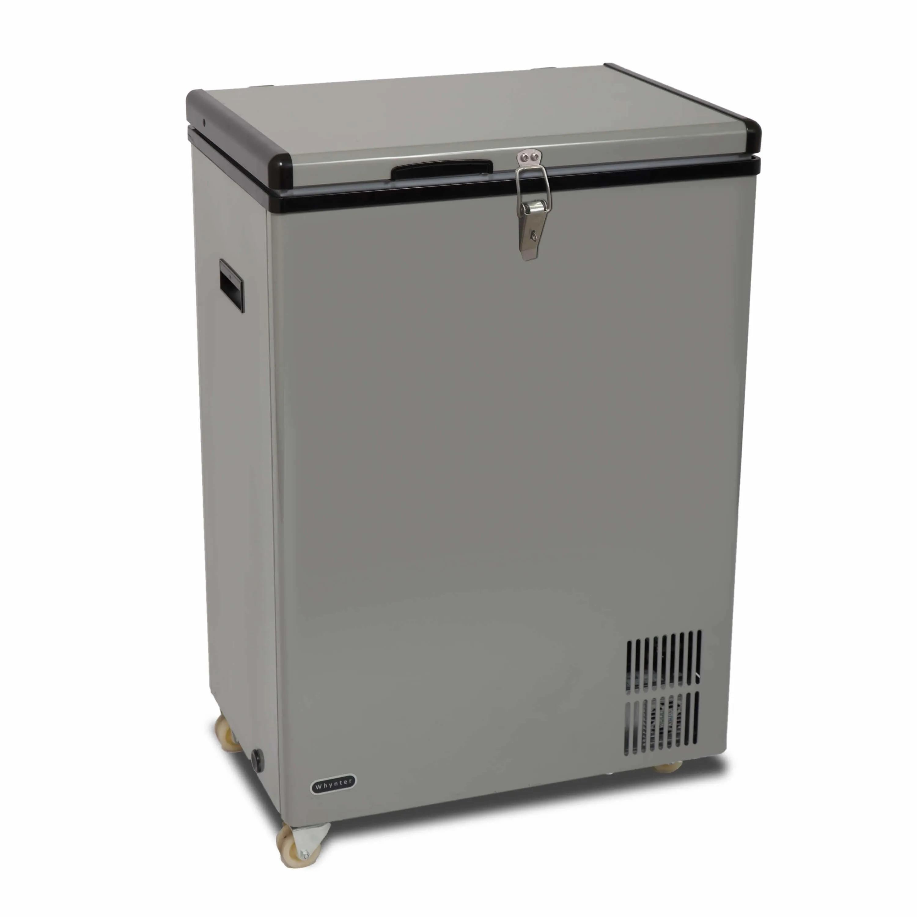 Whynter 95 Quart Portable Wheeled Freezer with Door Alert and 12v Option  FM-951GW