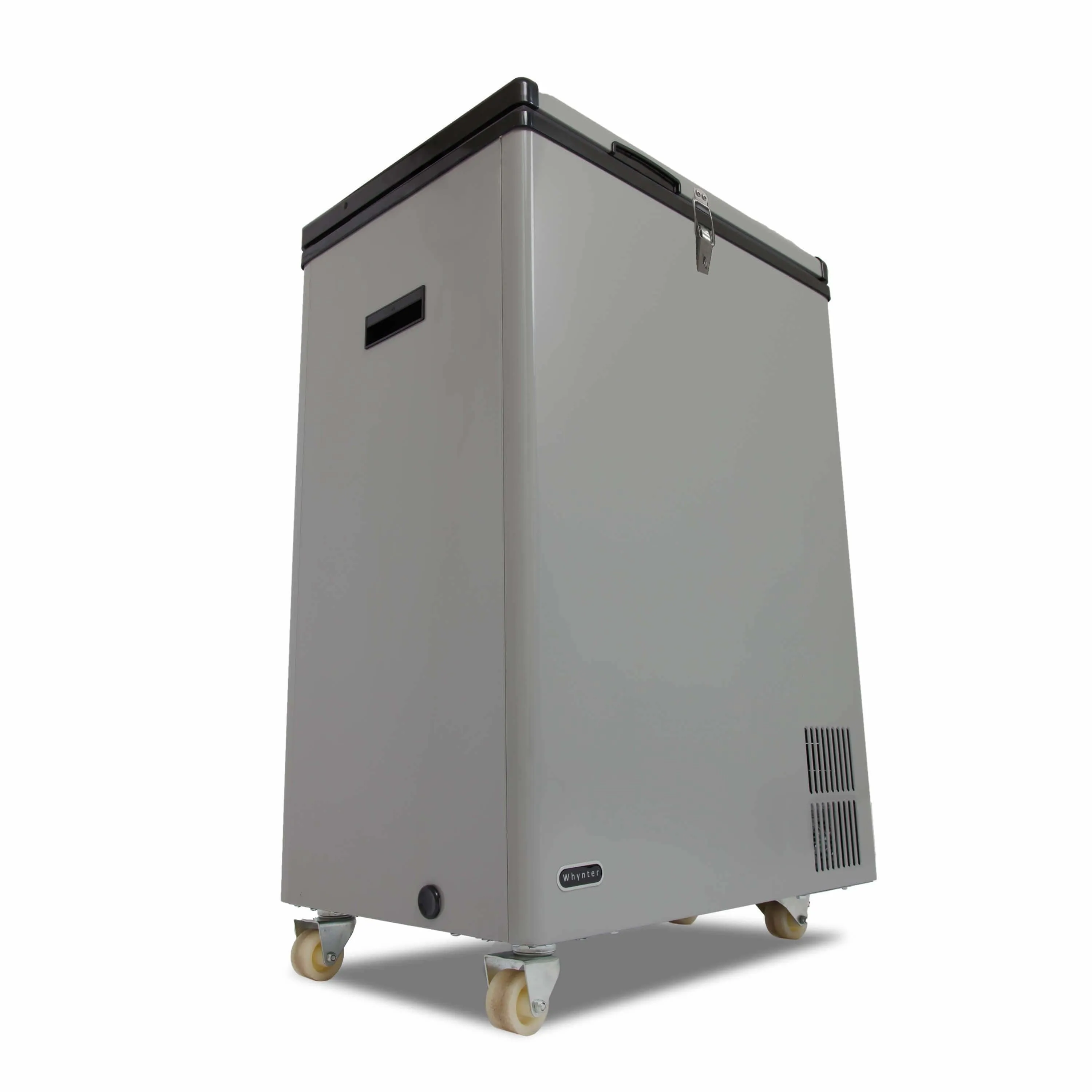 Whynter 95 Quart Portable Wheeled Freezer with Door Alert and 12v Option  FM-951GW