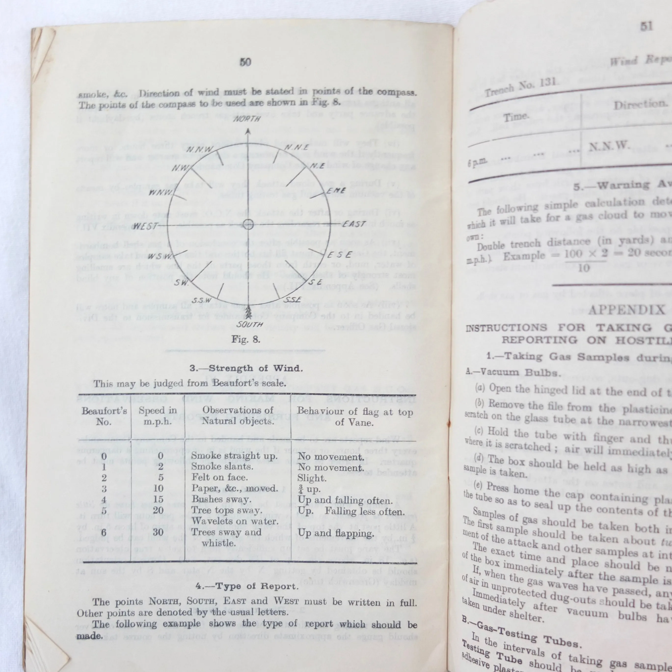 WW1 Gas Attacks Manual (1917)