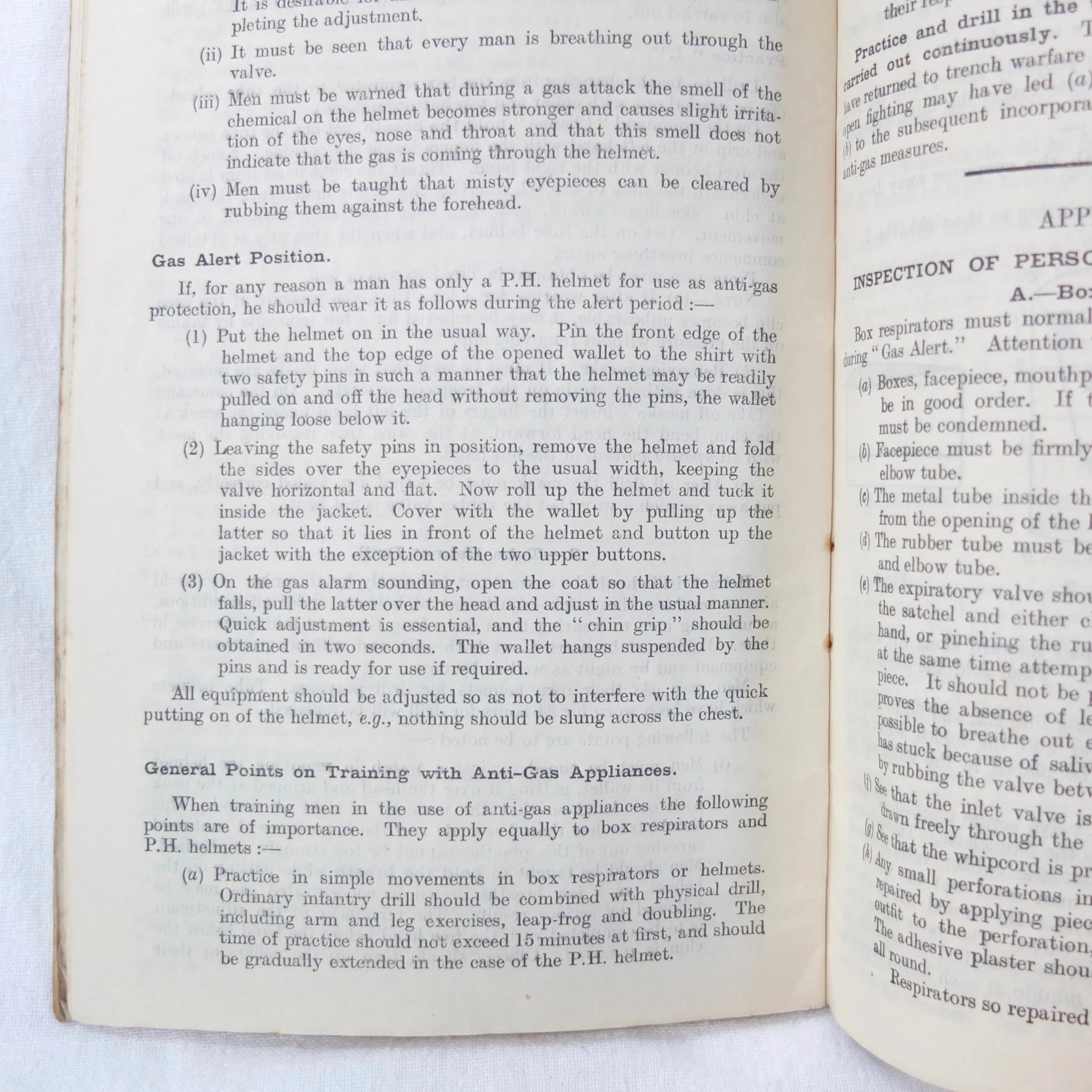 WW1 Gas Attacks Manual (1917)