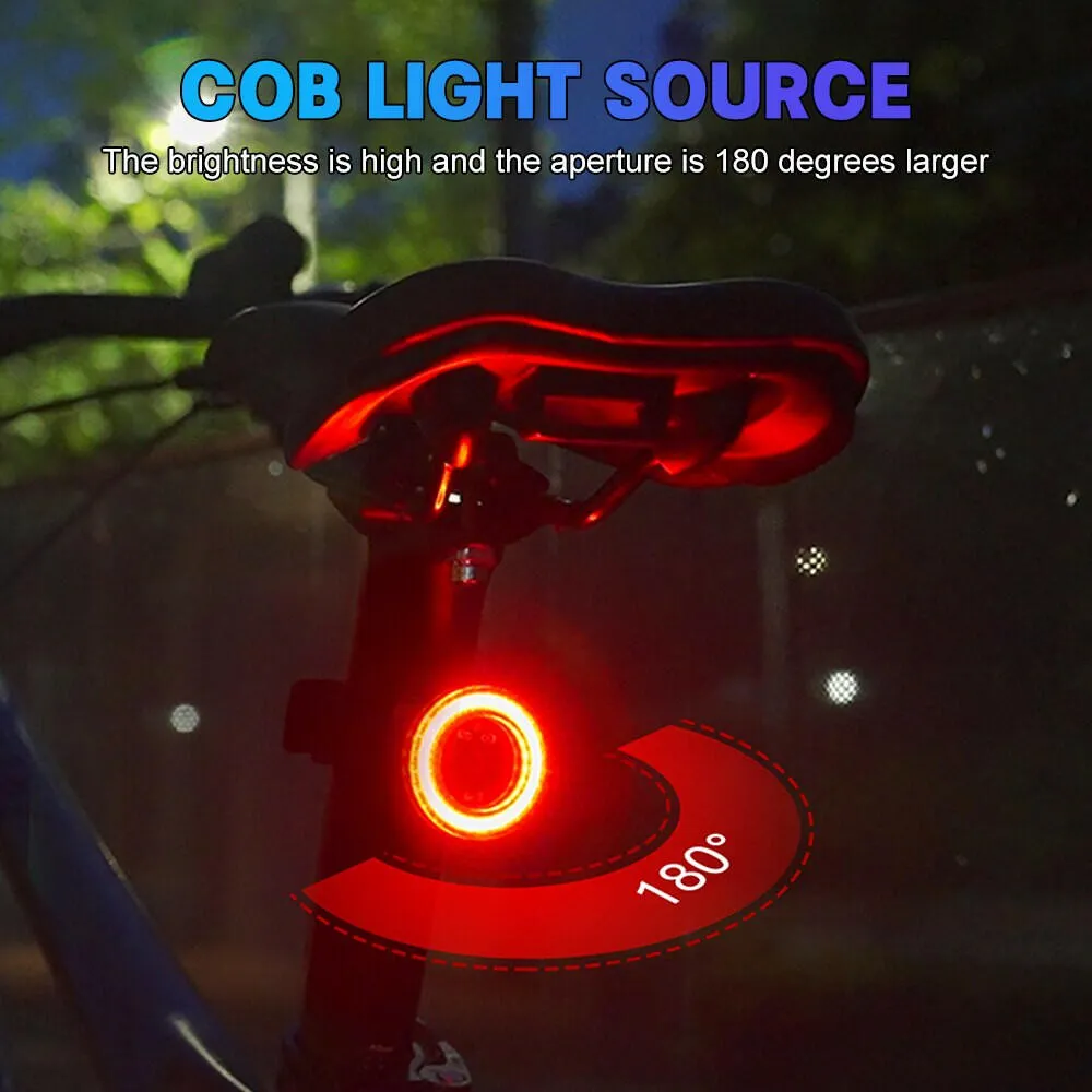 X-TIGER Bicycle Smart Auto Brake Sensing Light Waterproof LED Charging Cycling Taillight Bike Rear Light Warn Bicycle Tail light