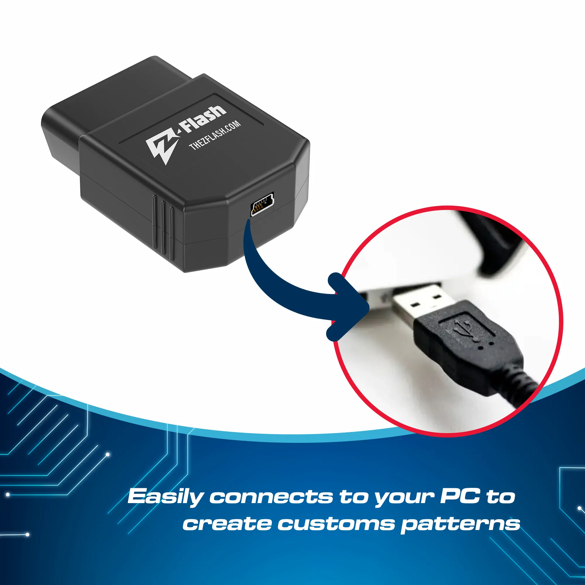 Z-Flash OBD Plugin Flasher Switch Module for Dodge/Jeep/Ram